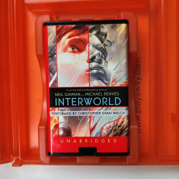 Interworld by Michael Reaves, Neil Gaiman Playaway Audiobook, Former Library Cop - Picture 6 of 7
